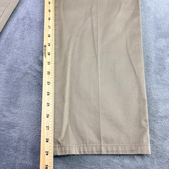 Dockers Mens 34x30 Khaki Tan Straight Fit Chino Pants Cotton Twill Work Casual - Picture 8 of 9